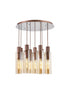 Brooks Slim Round Pendant 9 Light